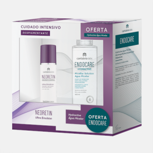 Pack NEORETIN Discrom Control Ultra Emulsion 30ml + Endocare Hydractive Água Micelar 100ml (Oferta) – Cantabria Labs