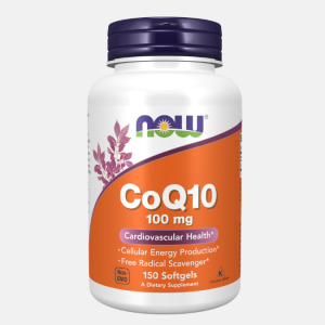 CoQ10 100 mg – 150 cápsulas – Now