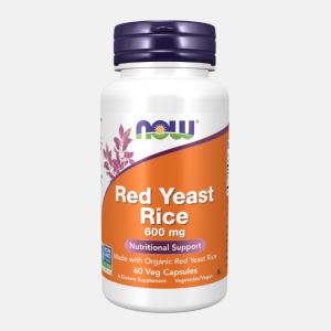 Red Yeast Rice 600mg – 60 cápsulas – Now