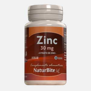 Citrato de Zinco 30mg – 60 cápsulas – NaturBite