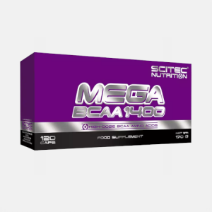 MEGA BCAA 1400 – 120 cápsulas – Scitec Nutrition