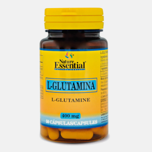 L-Glutamina 400 mg – 50 cápsulas – Nature Essential