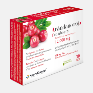 Cranberry 120 PAC – 30 cápsulas – Nature Essential