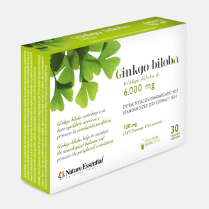 Ginkgo Biloba 6000mg – 30 cápsulas – Nature Essential