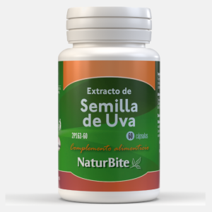 Extrato Sementes de Uva – 60 cápsulas – NaturBite