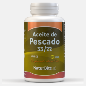 Óleo de Peixe 1000mg 33/22 – 120 cápsulas – NaturBite