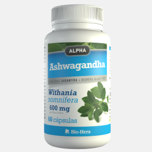 Alpha Ashwagandha – 60 cápsulas – Bio-Hera