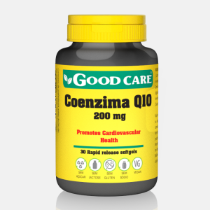 Coenzima Q10 200mg – 30 cápsulas – Good Care