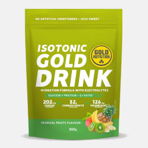 Isotonic Gold Drink Frutos Tropicais – 500g – Gold Nutrition