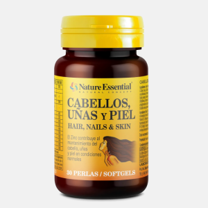 Cabelos Unhas e Pele – 30 cápsulas – Nature Essential