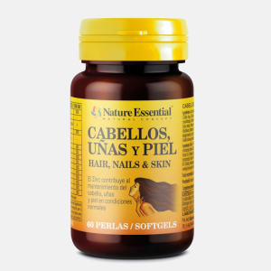 Cabelos Unhas e Pele – 60 cápsulas – Nature Essential