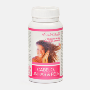 Cabelo Unhas e Pele – 60 cápsulas – Calêndula