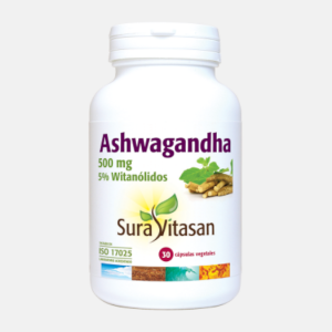 Ashwagandha 500mg – 30 cápsulas – Sura Vitasan