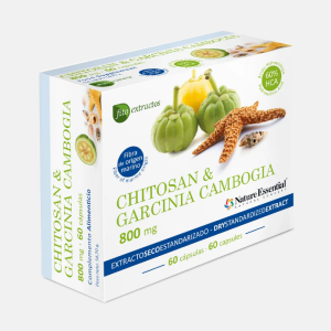 Chitosan & Garcinia Cambogia 800mg – 60 cápsulas – Nature Essential