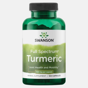 Turmeric 720mg Full Spectrum – 100 cápsulas – Swanson