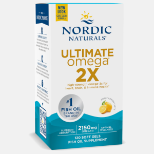 Ultimate Omega 2X 2150mg Lemon – 120 softgels – Nordic Naturals