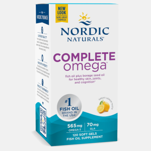 Complete Omega 565mg Lemon – 120 softgels – Nordic Naturals