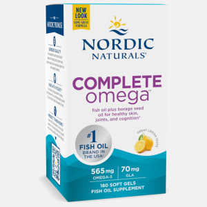 Complete Omega 565mg Lemon – 180 softgels – Nordic Naturals