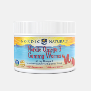 Nordic Omega-3 Gummy Worms – 30 gomas – Nordic Naturals