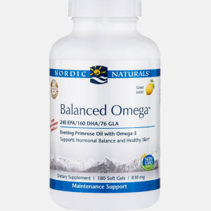 Balanced Omega Lemon – 180 softgels – Nordic Naturals