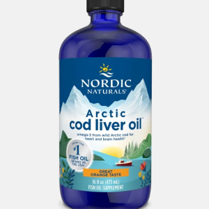 Arctic Cod Liver Oil Orange – 473ml – Nordic Naturals