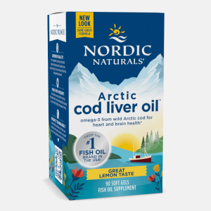 Arctic Cod Liver Oil Lemon – 90 softgels – Nordic Naturals