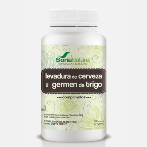 Levedura de Cerveja e Gérmen de Trigo – 500 comprimidos – Soria Natural