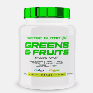 Greens & Fruit pear-lemongrass – 600g – Scitec Nutrition