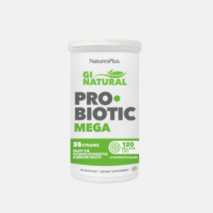 GI Natural Pro Biotic Mega – 30 cápsulas – Natures Plus