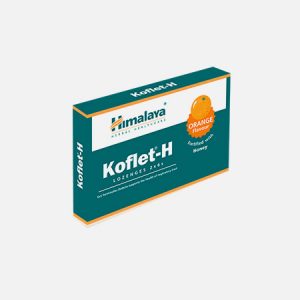 Koflet-H sabor Laranja – 12 pastilhas – Himalaya