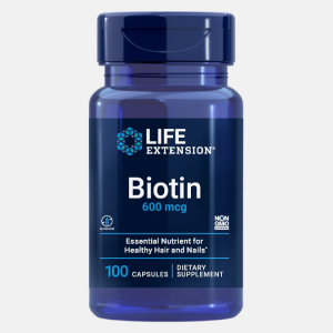 Biotin 600 mcg – 100 cápsulas – Life Extension