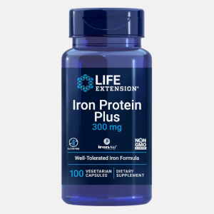 Iron Protein Plus 300mg – 100 cápsulas – Life Extension