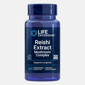 Reishi Extract Mushroom Complex – 60 cápsulas – Life Extension