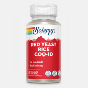 Red Yeast Rice Plus Q10 – 60 cápsulas – Solaray