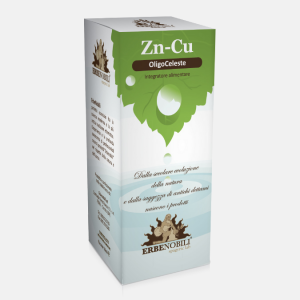 OLIGOCELESTE Zn Cu (Zinco Cobre) – 50ml – Erbenobili