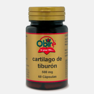 Cartilagem de Tubarão 500mg – 60 cápsulas – Obire