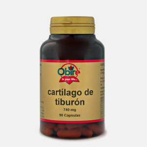 Cartilagem de Tubarão 740mg – 90 cápsulas – Obire