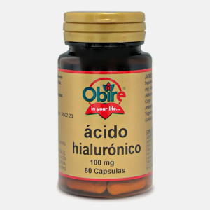 Ácido Hialurónico 100mg – 60 cápsulas – Obire