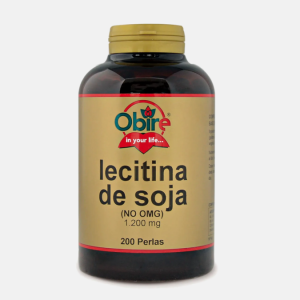 Lecitina de Soja 1200mg – 200 cápsulas – Obire