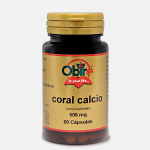 Cálcio Coral 500mg – 60 cápsulas – Obire