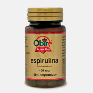 Spirulina 400mg – 100 comprimidos – Obire