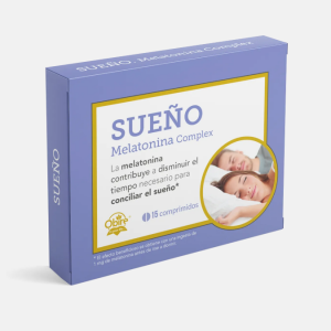 Sueño Melatonina Complex – 15 comprimidos – Obire