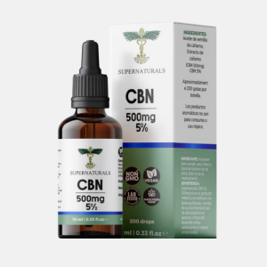 Óleo de CBN 5% – 10ml – Supernaturals