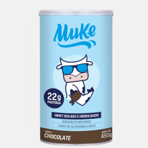 Muke Proteina Whey Isolado Chocolate – 450g – +Mu