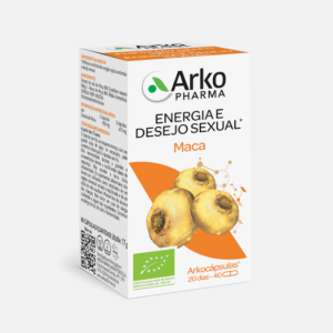 MACA Energia e Desejo Sexual Bio – 40 cápsulas – ArkoPharma