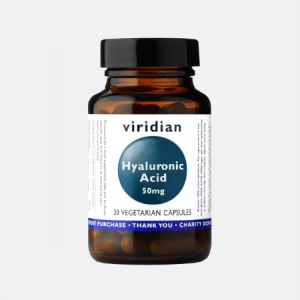 High Potency Hyaluronic Acid 50mg – 30 cápsulas – Viridian