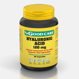 Hyaluronic Acid 120 mg – 30 cápsulas – Good Care