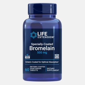 Specially-Coated Bromelain 500mg – 60 comprimidos – Life Extension