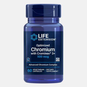 Optimized Chromium with Crominex 3+ – 60 cápsulas – Life Extension