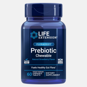 Florassist Prebiotic Chewable – 60 chewable tablets – Life Extension